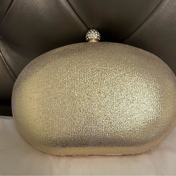 NWOT Diamond Women Clutch Evening Bags Bridal Crystal Flower. - Picture 3 of 5